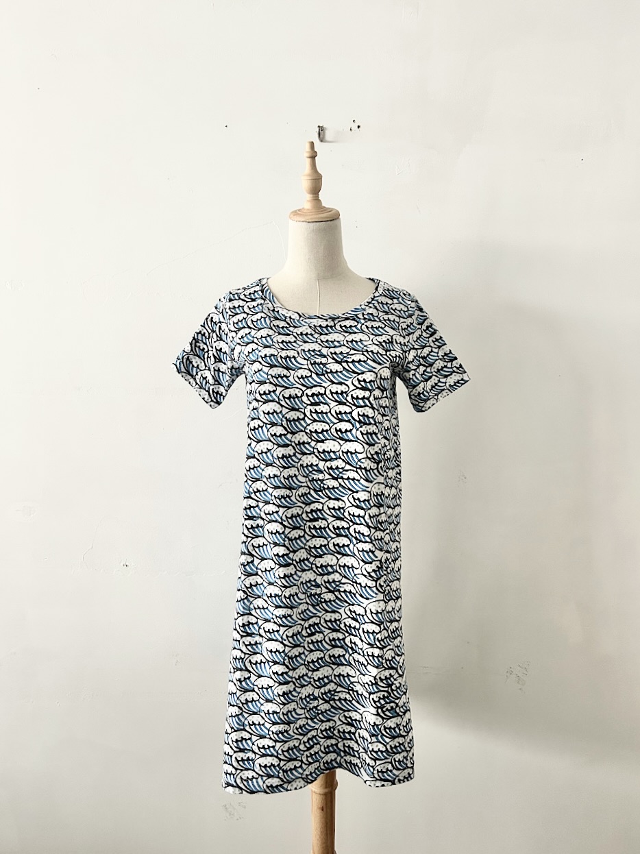 【美品】mina perhonen nami　カットソーワンピース　サイズ36