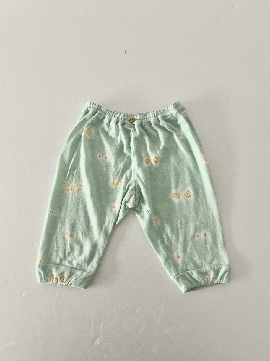 【kids】mina perhonen  hanahane パンツ  ミントグリーン