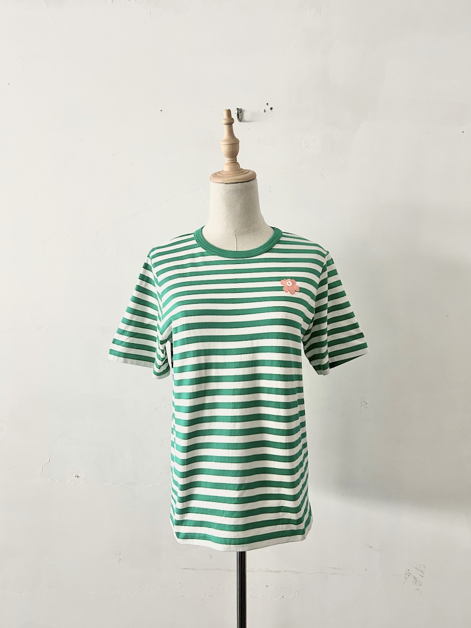 【美品】marimekko Kioski ボーダーTシャツ サイズXS