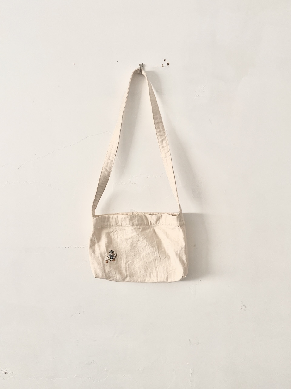 45R カモメ刺繍ショルダーバッグ