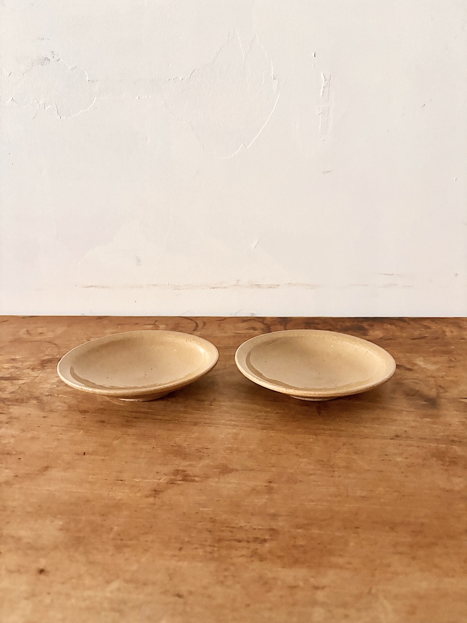  【美品】田谷直子 はちみつ小皿 2枚セット 14cm 豆皿 