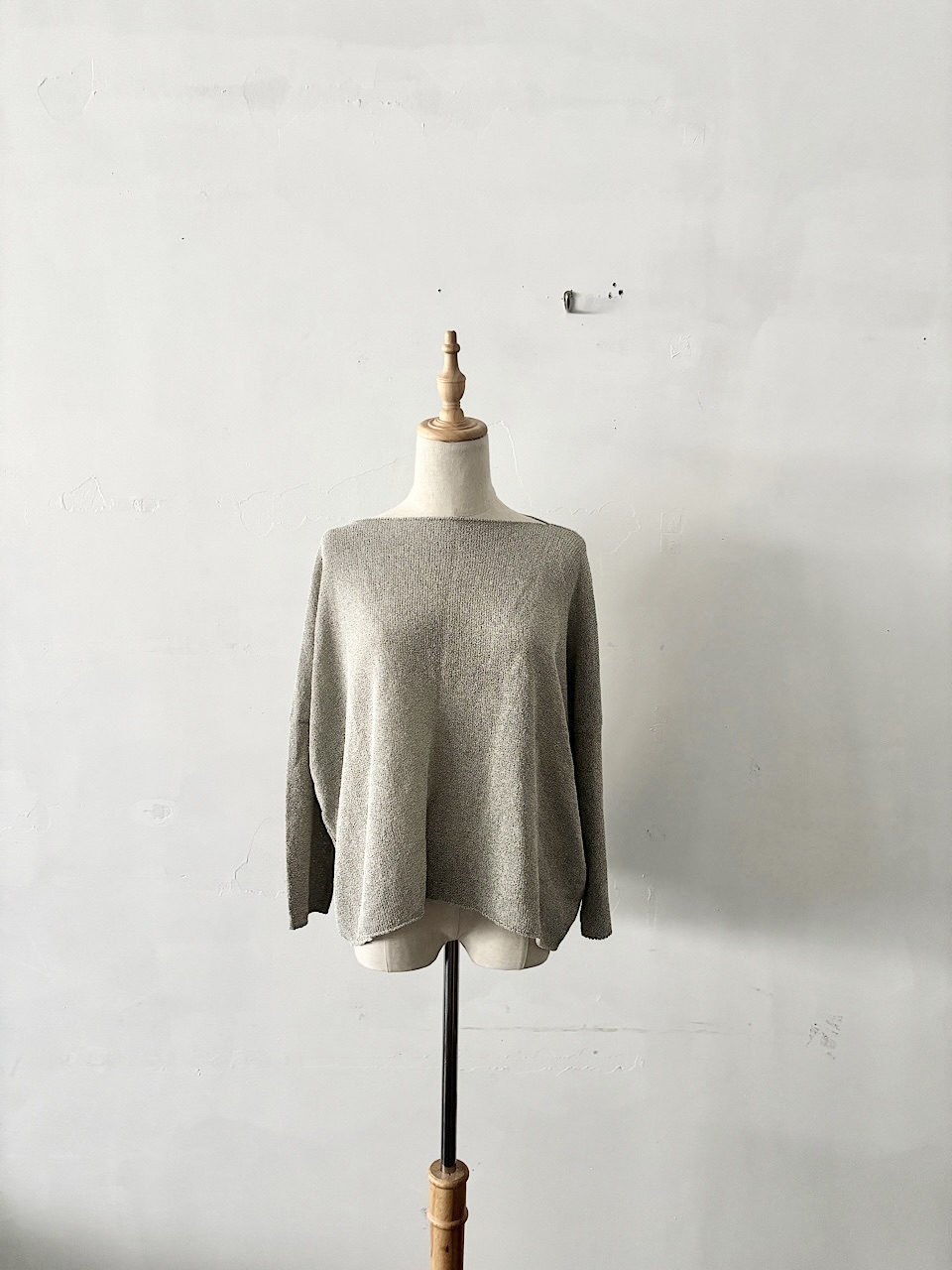 evam eva エヴァムエヴァ 和紙 プルオーバー M