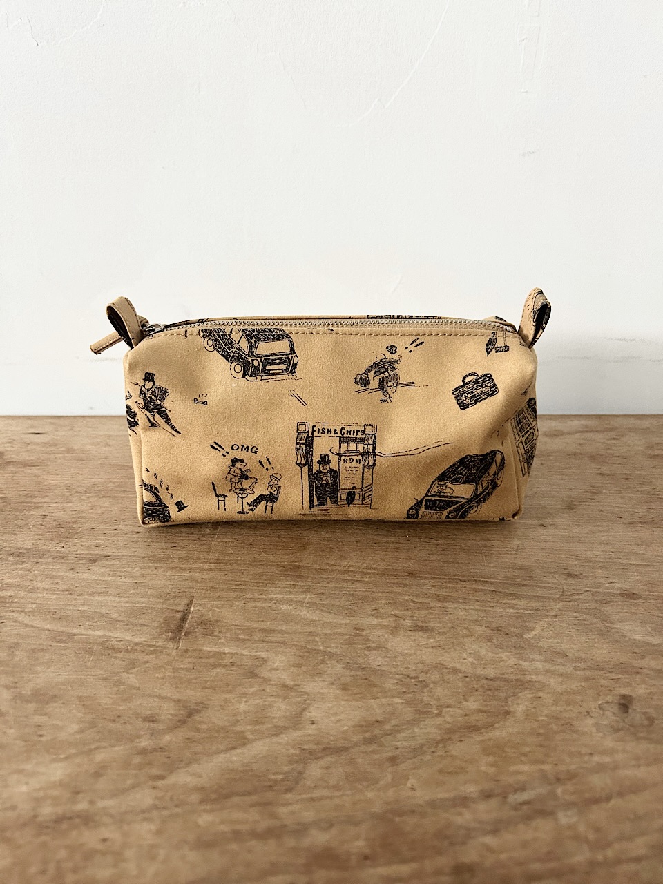 【未使用】R&D.M.Co- OLDMAN'S TAILOR　WHERE IS MY DOG　コットンポーチ