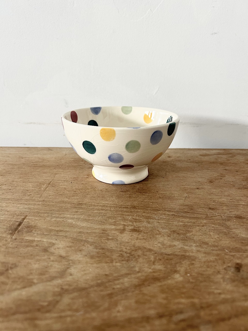 【美品】Emma Bridgewater ドット柄 カフェオレ ボウル　③