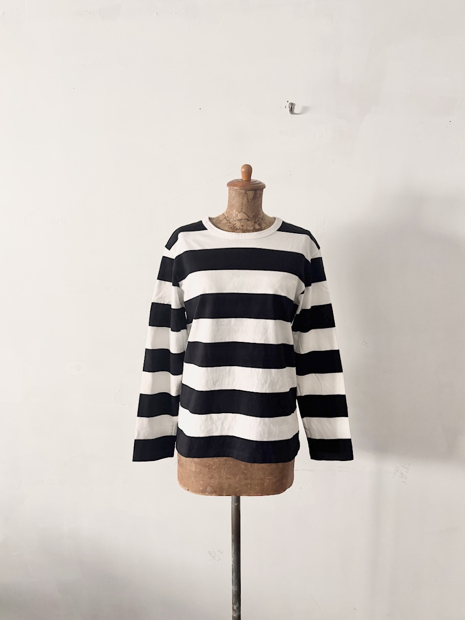 agnes b. ボーダー カットソー