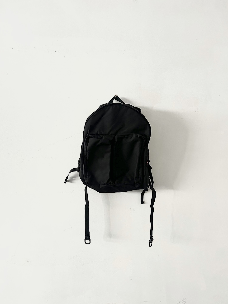 【美品】bagjack　コーデュラナイロン2ポケットデイパック　黒