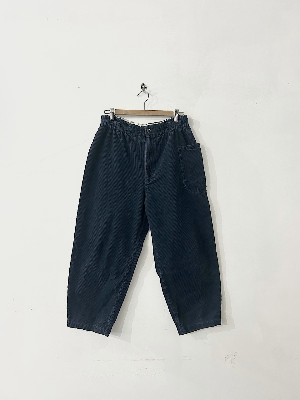 atelier naruse コットンコーデュロイパンツ ネイビー cotton corduroy pants　サイズ40