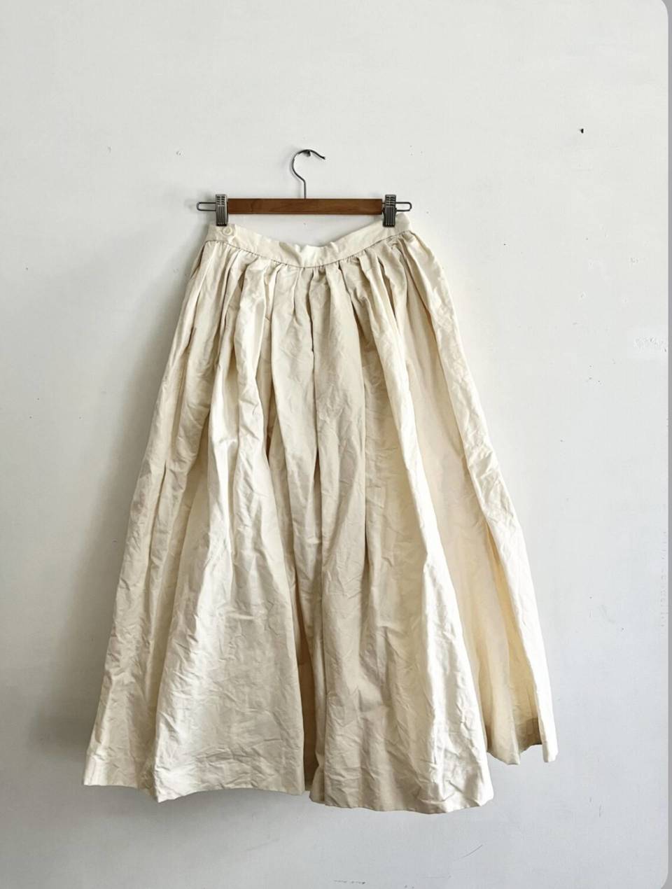 【美品】YAECA WRITE WOMEN　TUCK CULOTTE　WHITE　サイズS
