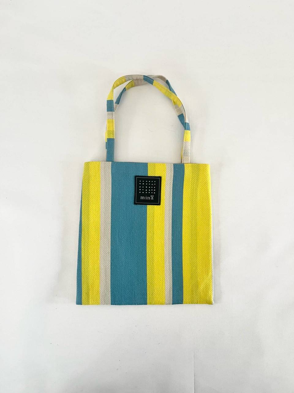 【美品】mina perhonen　ミニバッグ　multistripe　m344