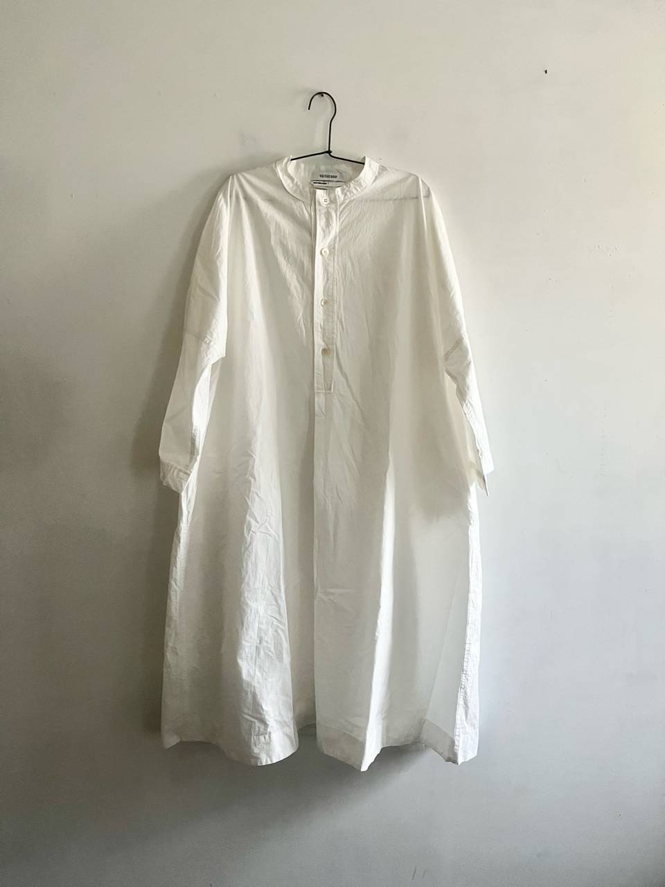 Veritecoeur　シャツワンピース　ヘンリーネック　フリーサイズ
