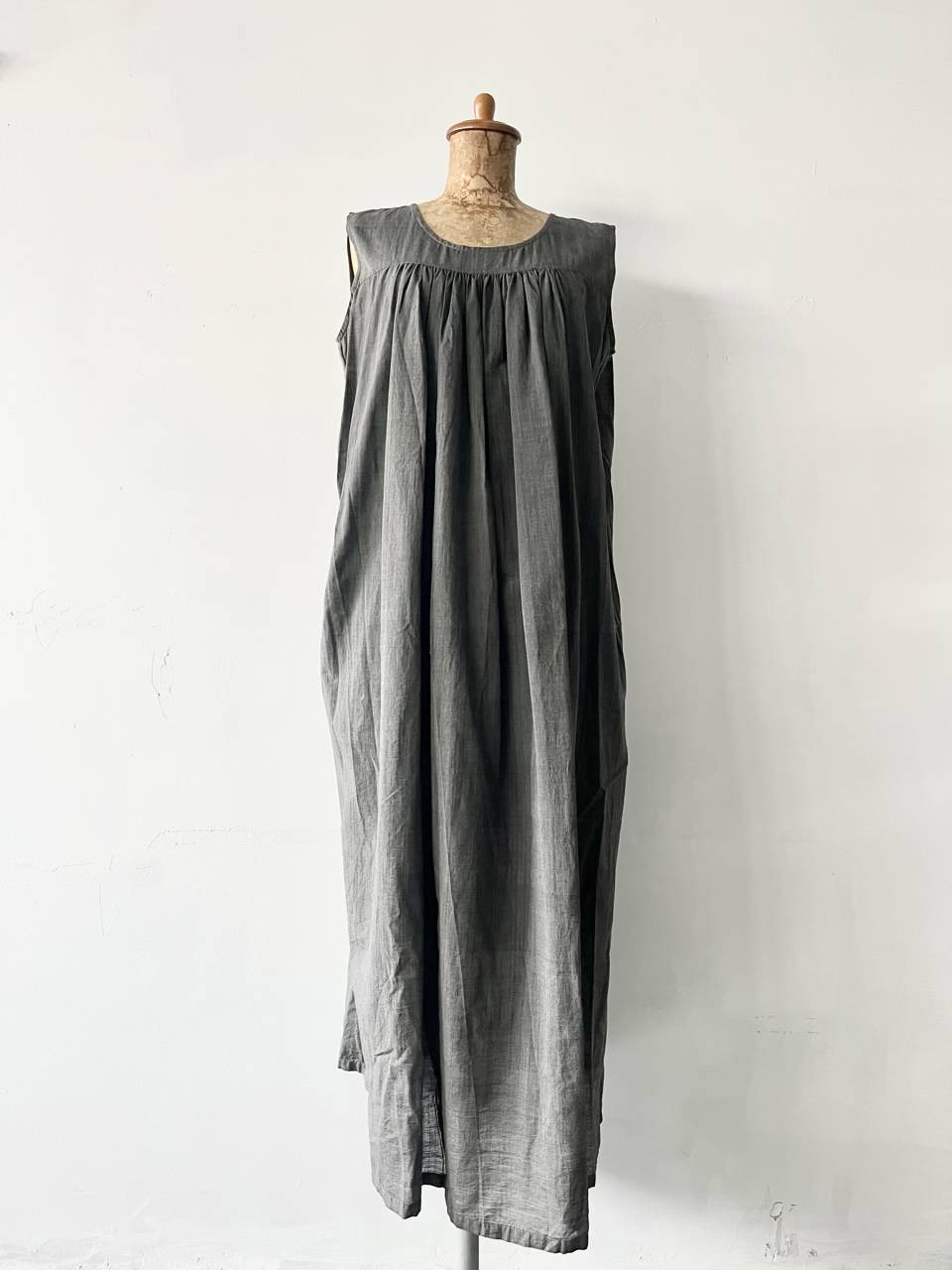 MAKI TEXTILE STUDIO　カディコットンワンピース 