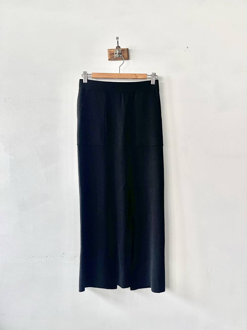 IENA　黒タイトロングニットスカート　サイズ４０