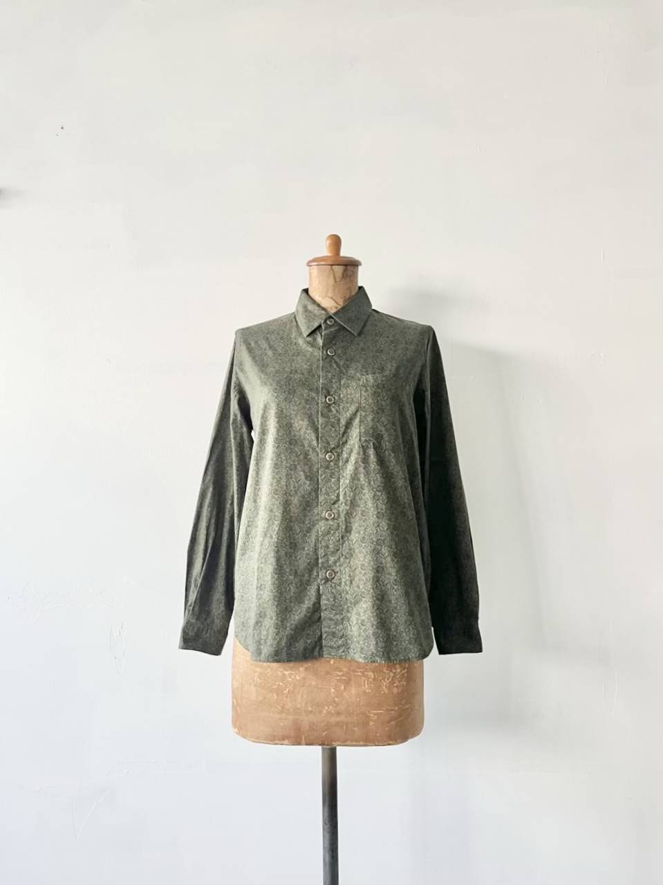 YAECA WRITE　BUTTON SHIRT LIBERTY　リバティ タナローン シャツ ブラウス 花柄