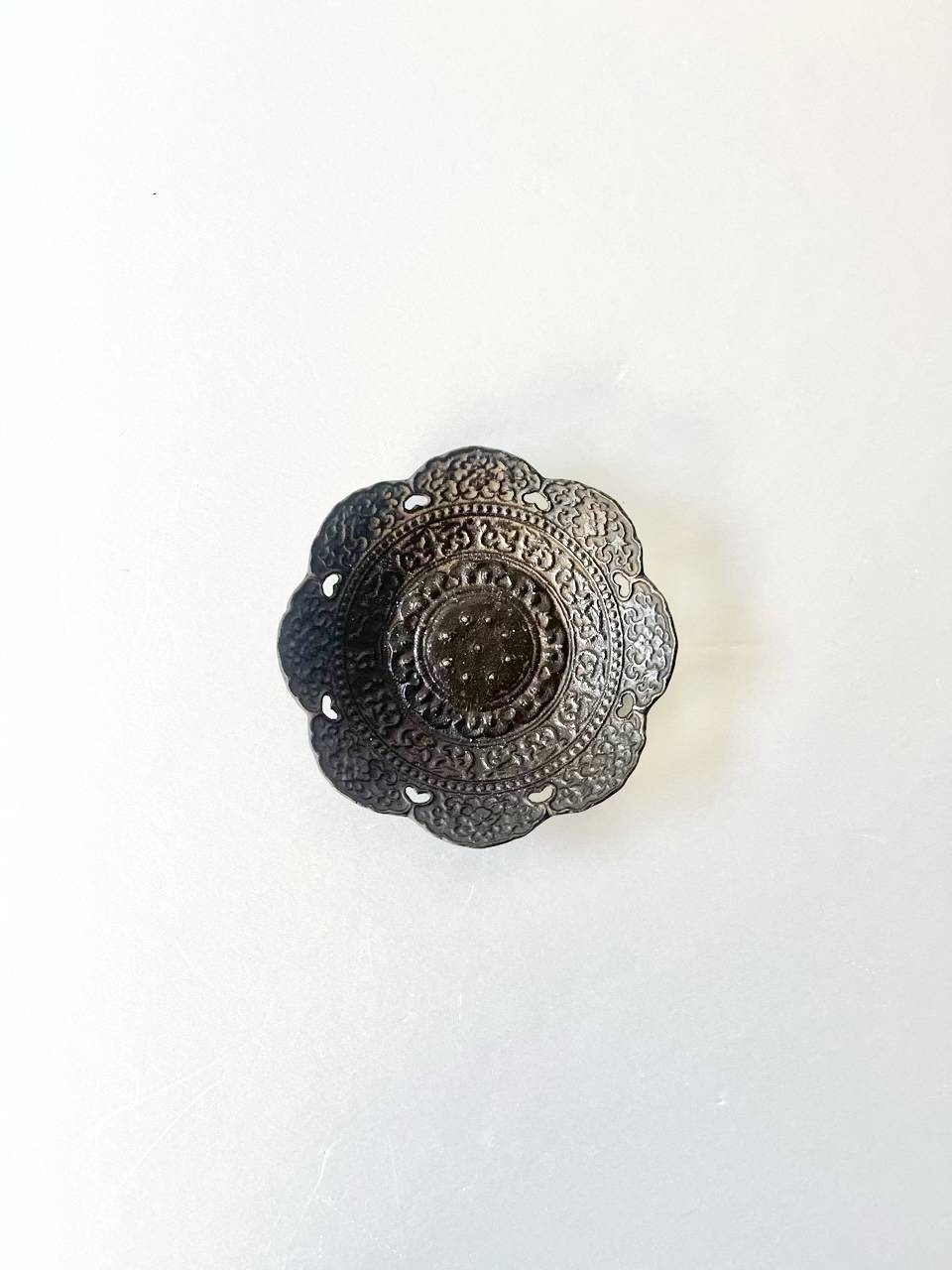 南部鉄器　天蓋茶托　　鈴木盛久工房　