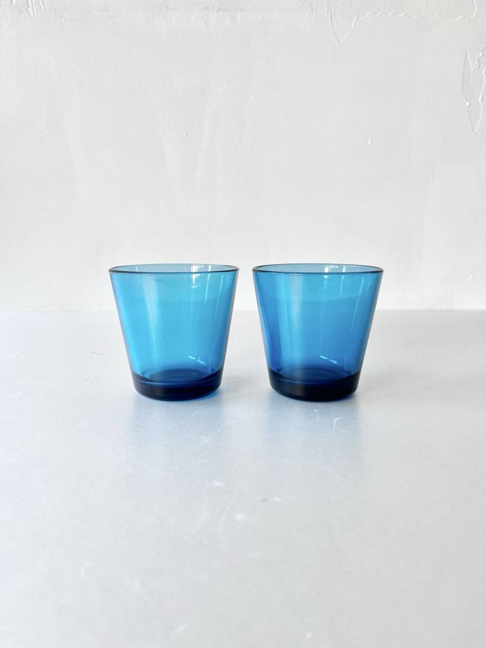 【美品】iittala 　カルティオ　ターコイズ　2点セット