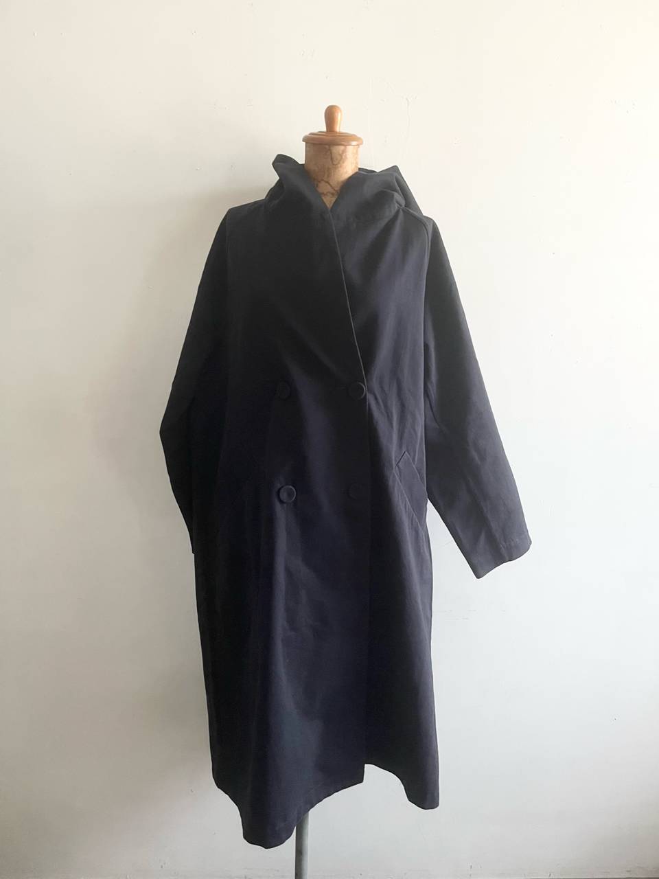CLASKA購入　HAU　cotton wool chino coat ネイビー