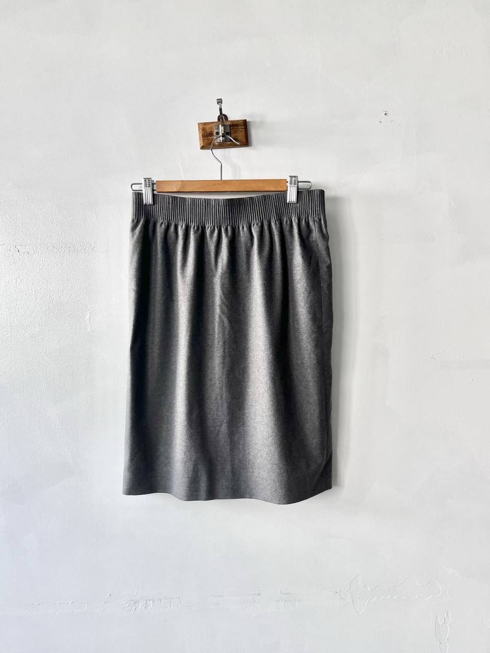 【美品】FENDI　ウール混スカート　サイズ38　グレー
