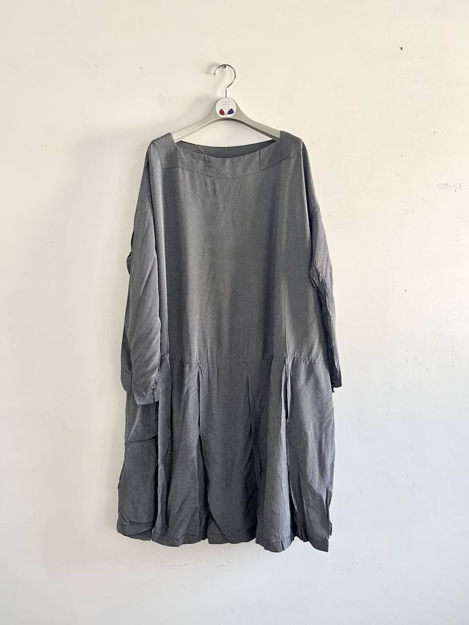 【未使用】TOUJOURS　ビスコースワンピース　チェック　KM22OD05