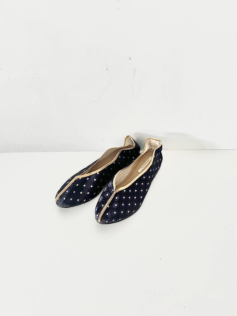 【未使用】ne Quittez pas　Original KangFu Shoes　Navy　24.5cm 