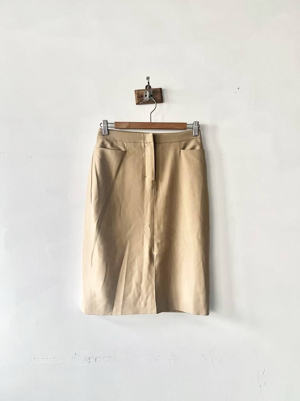 JILSANDER　スカート　ベージュ　ウール　ポリウレタン　36