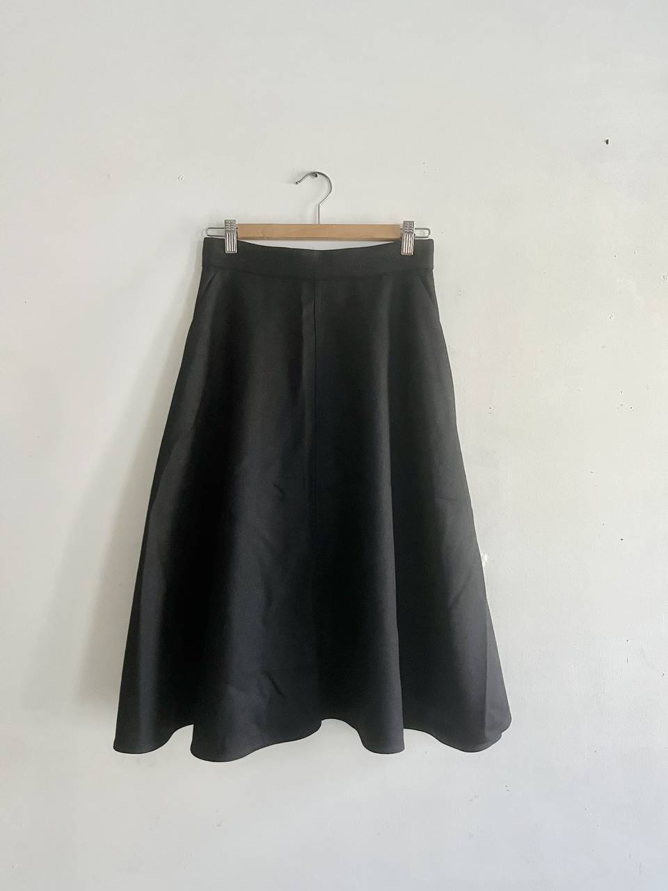 LE GLAZIK　ブリティッシュウールスカート　ネイビー　サイズ38