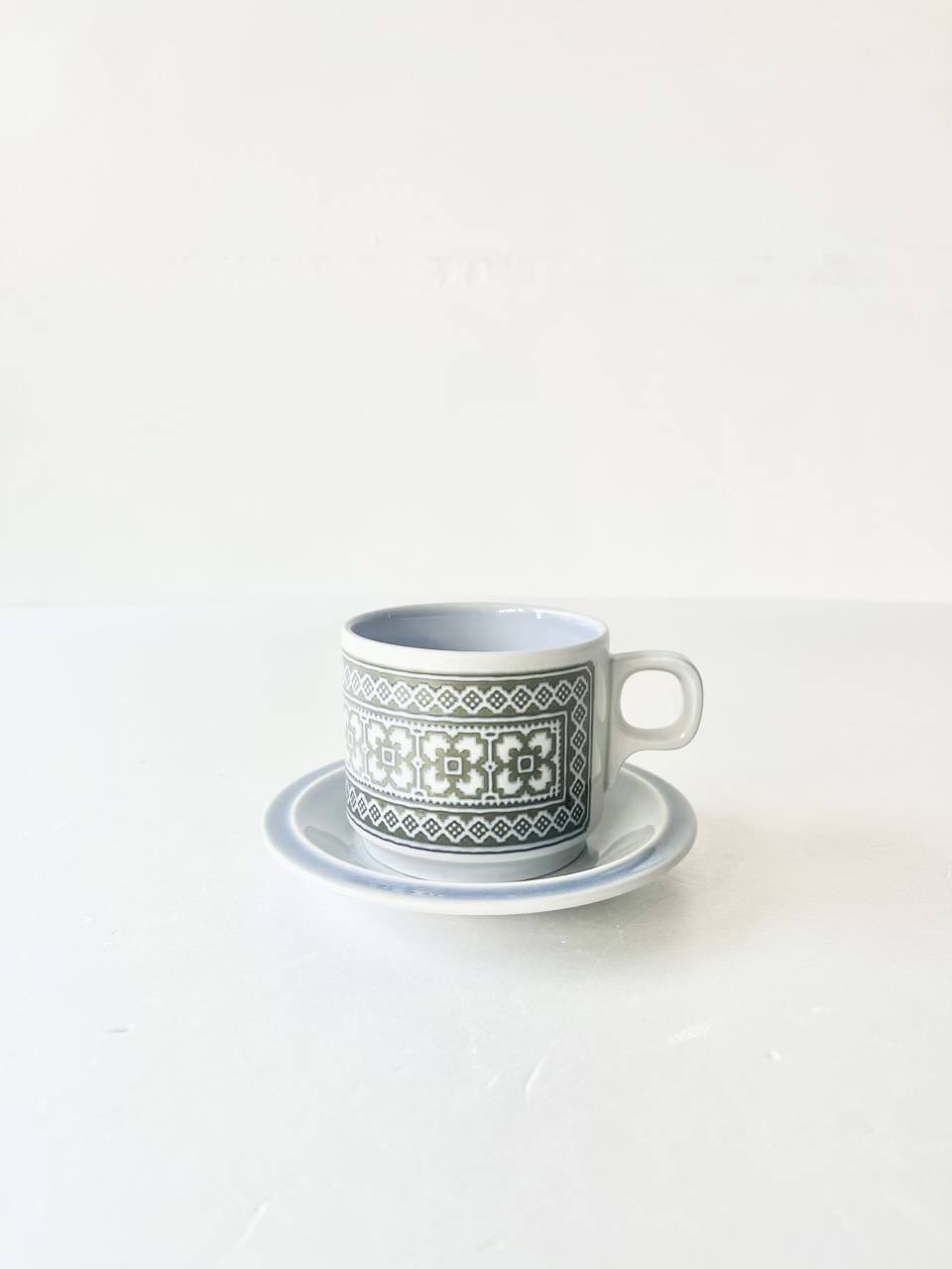 【英ヴィンテージ】HORNSEA　Tapestry　カップ＆ソーサー　1