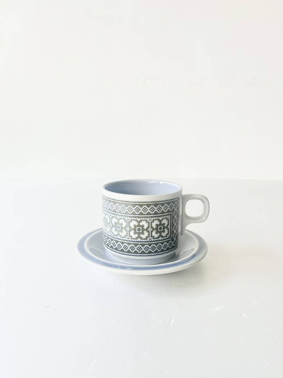 【英ヴィンテージ】HORNSEA　Tapestry　カップ＆ソーサー　　2