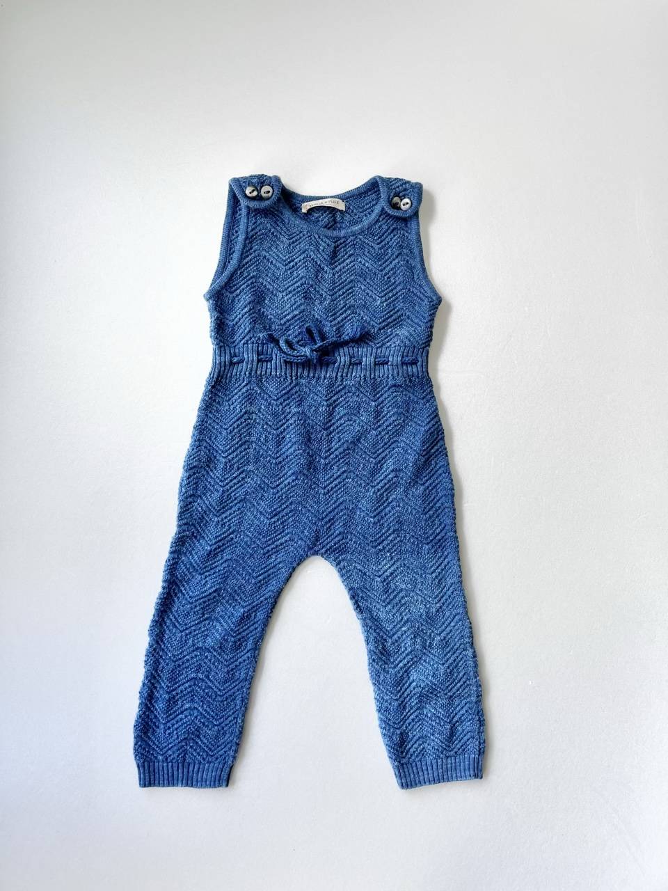 【KIDS】MISHA PUFF ペルー製ハンドニット　オールインワン　18-24mo.