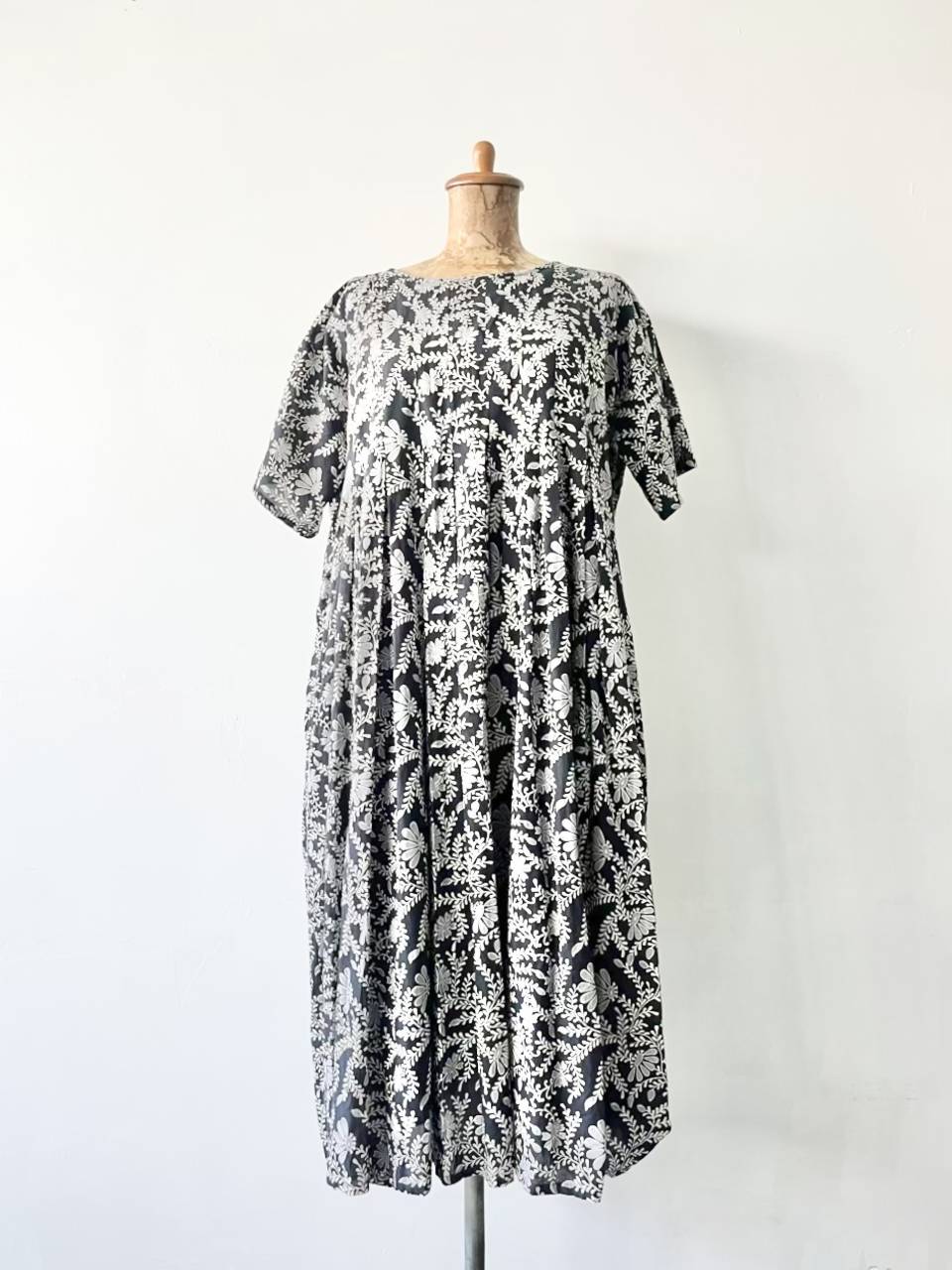 【美品】Maison de soil  ブロックプリントワンピース　サイズ１