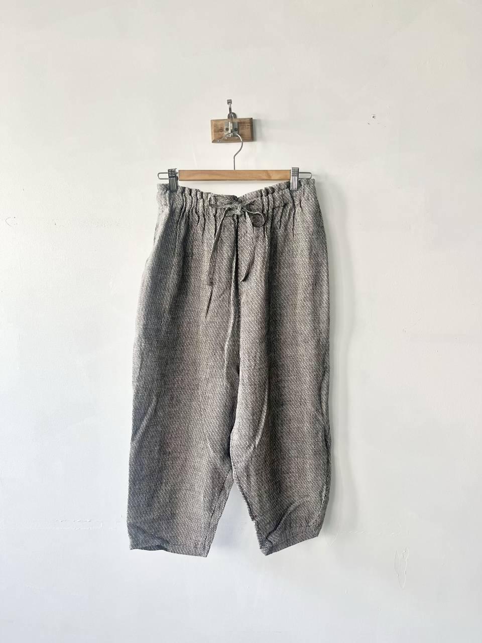 【未使用】VlasBlomme リネンジャガードイージーパンツ　サイズF