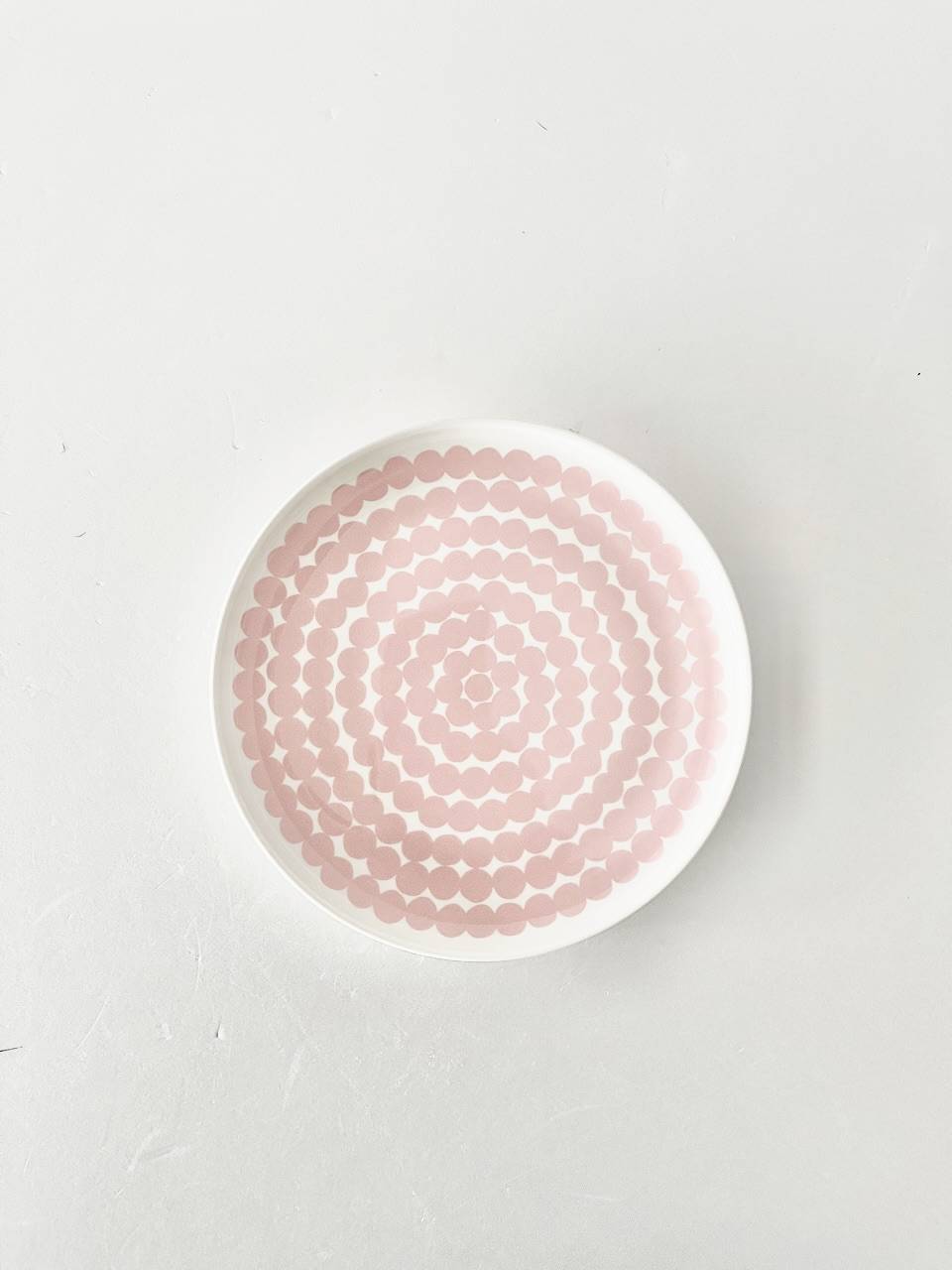 【未使用】marimekko　Siirtolapuutarha 　20cm　ピンクプレート