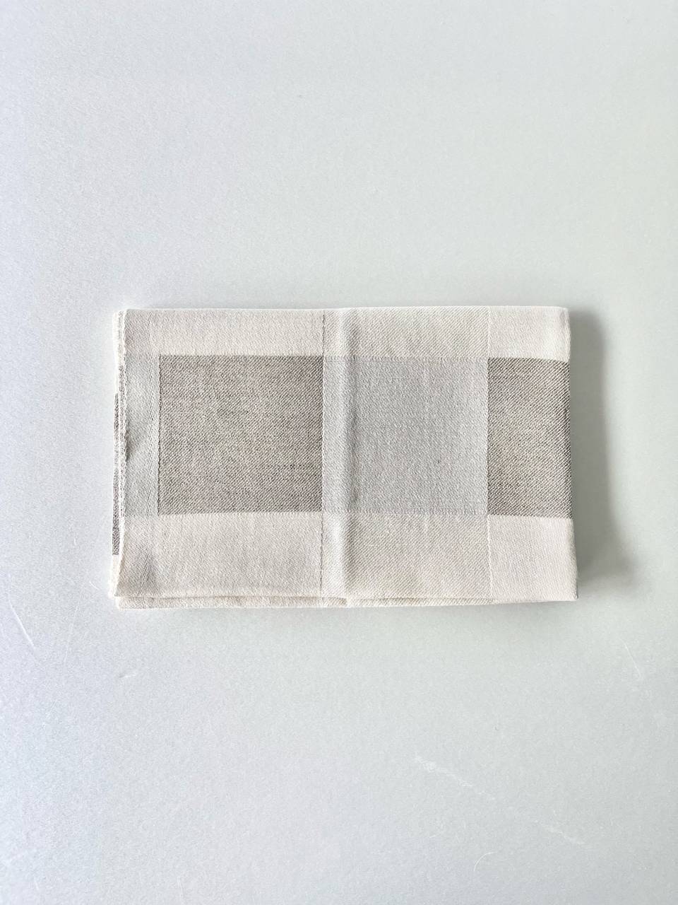 【美品】北欧　Ekelund　リネンタオル　チェック　スウェーデン 1