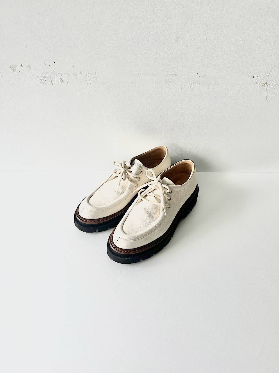 【美品】LUCA GROSSI 　タンクソールチロリアンシューズ　サイズ36