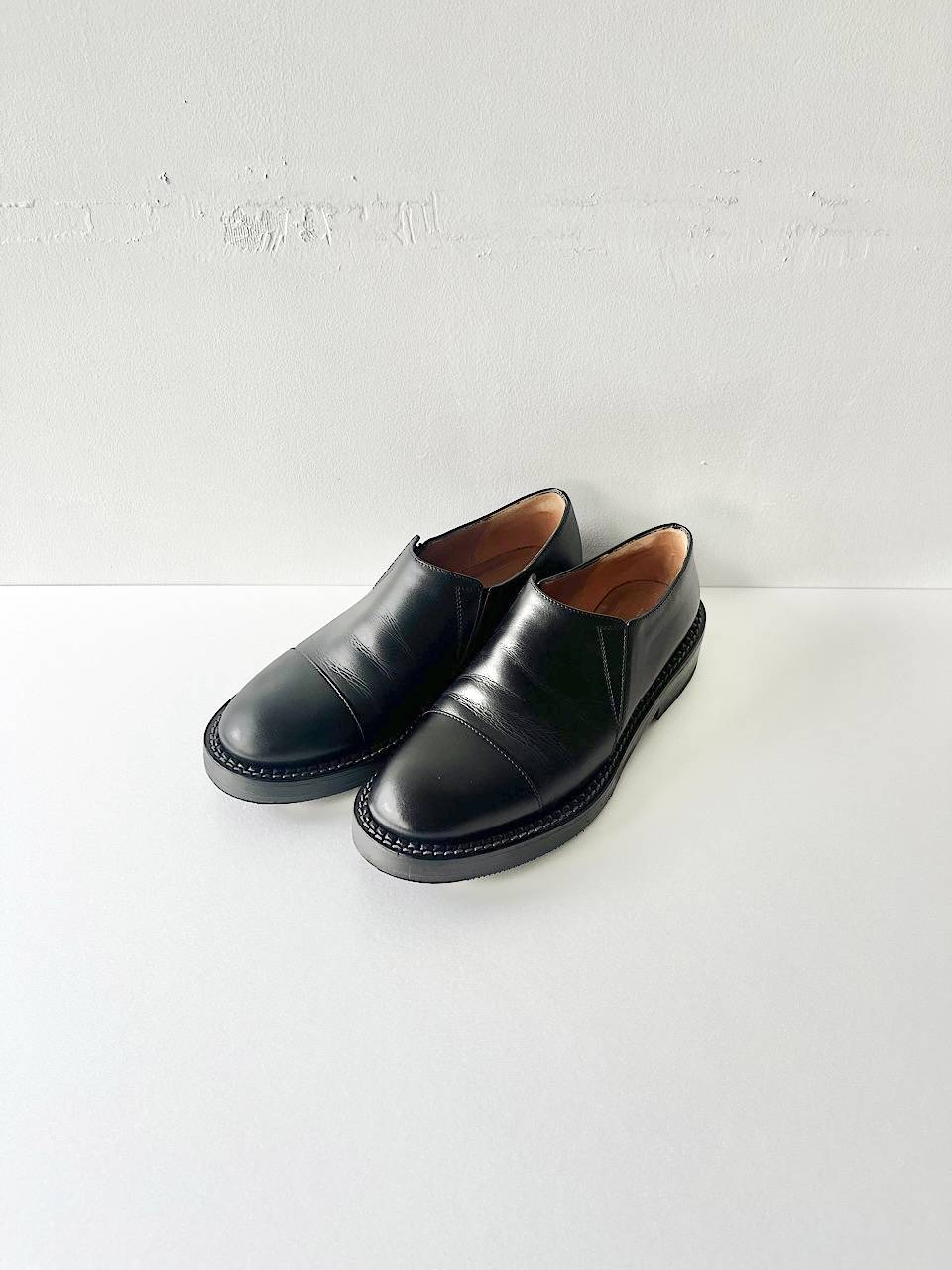 　【美品】MARNI　ローカット　サイドゴアブーツ　サイズ38　黒　カーフレザー