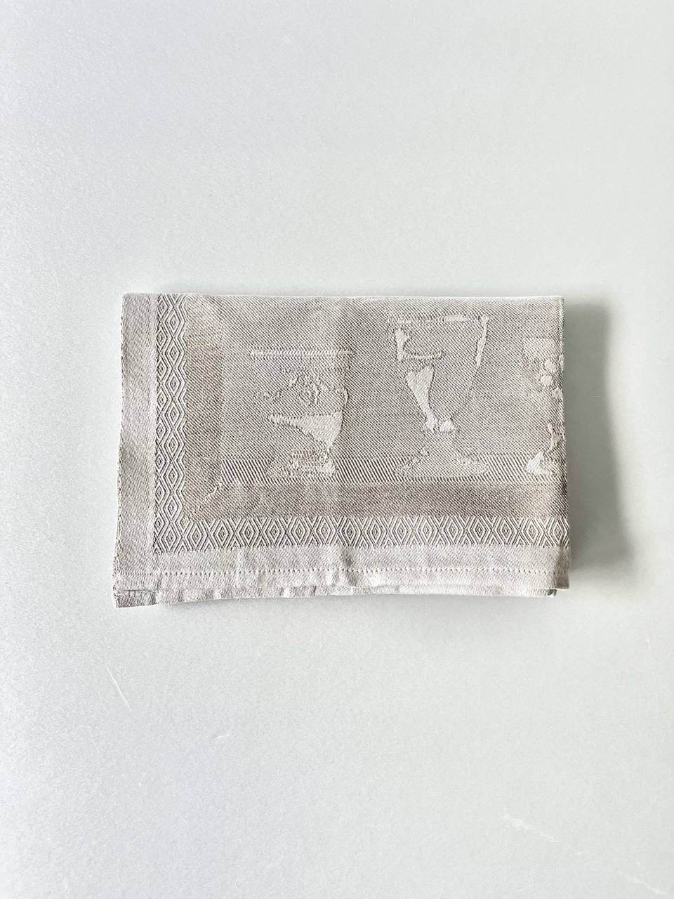 【美品】北欧　Ekelund　リネンタオル　チェック　スウェーデン 5