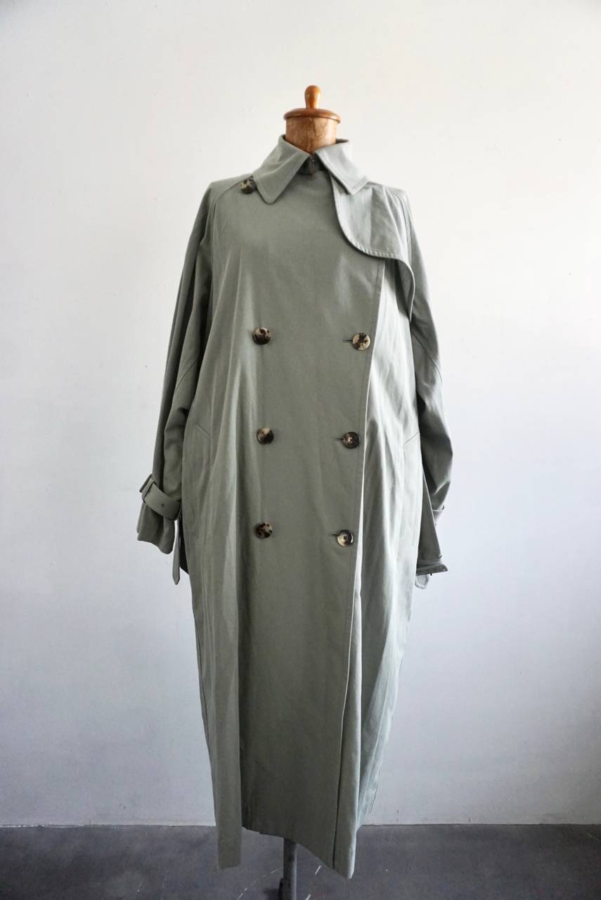 【美品】YLEVE　HIGH TWIST TWILL COAT　2019ss