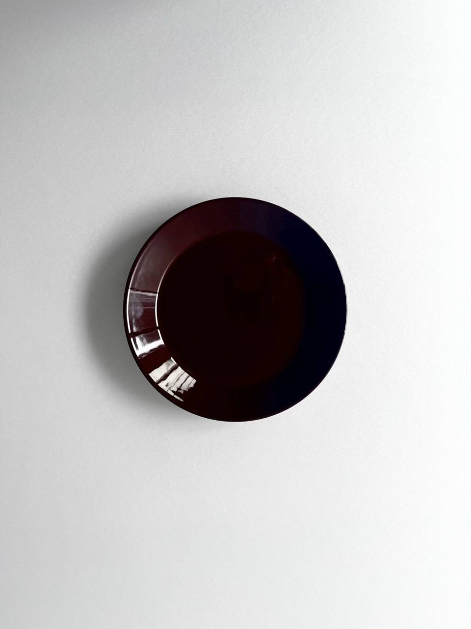 【北欧】iittala 　teema  17cm プレート　茶　ヴィンテージブラウン