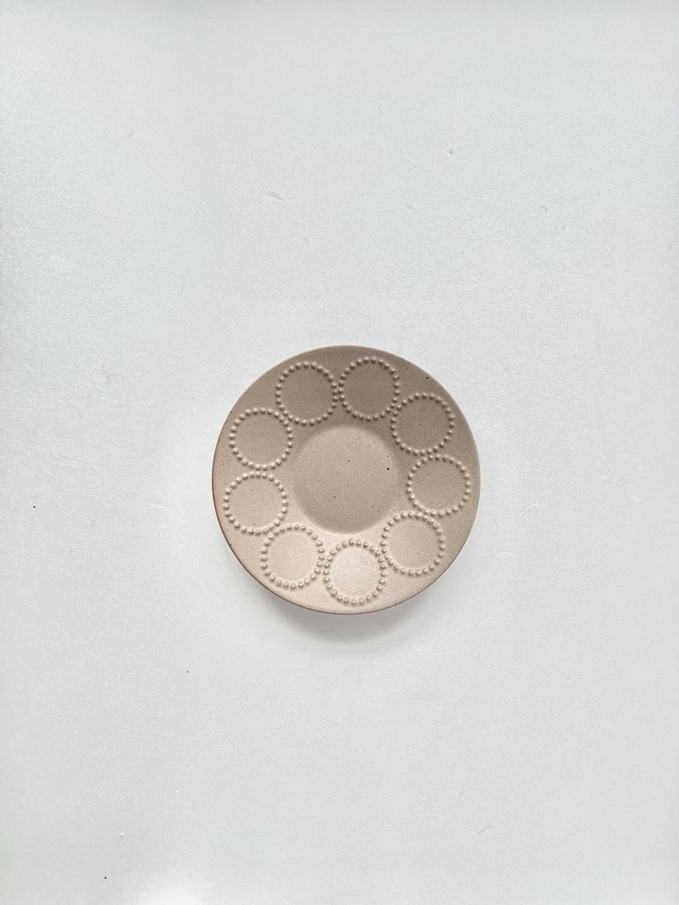 【美品】mina perhonen　tambourine　プレート小　brown 