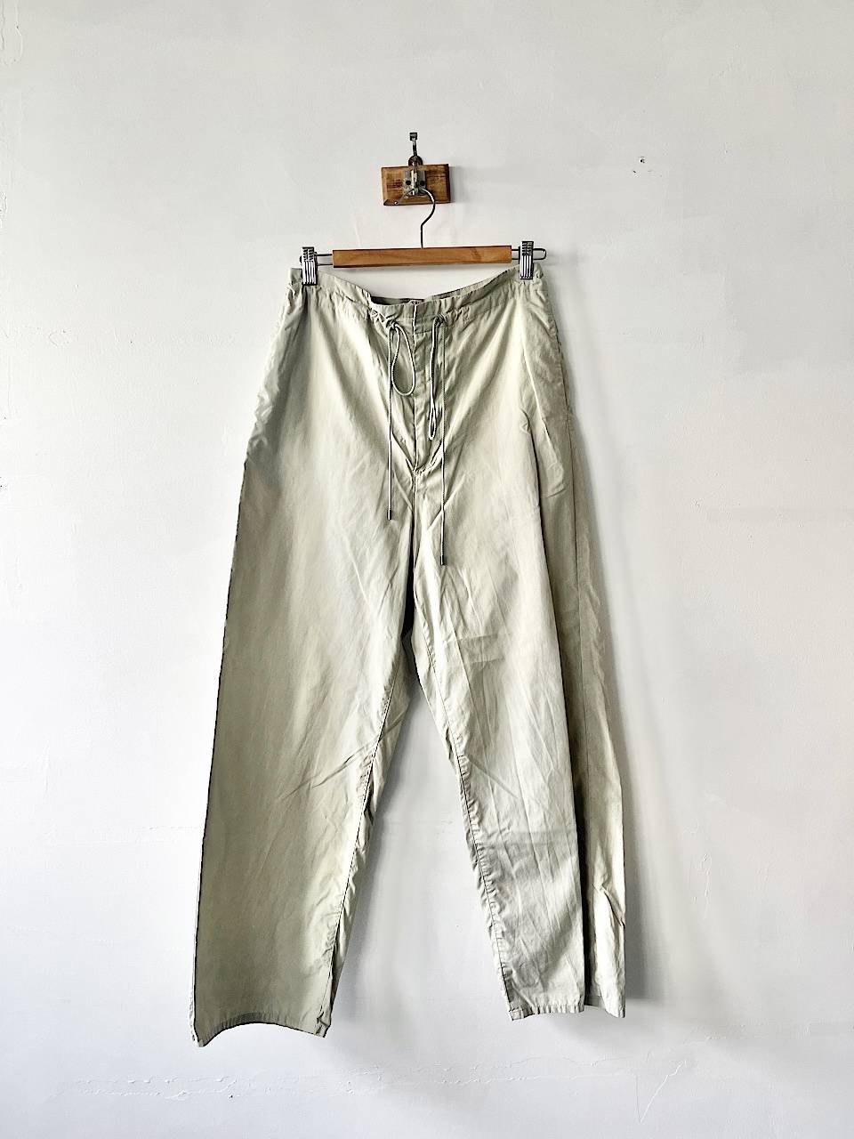 AURALEE WASHED FINX TWILL EASY WIDE PANTS　サイズM