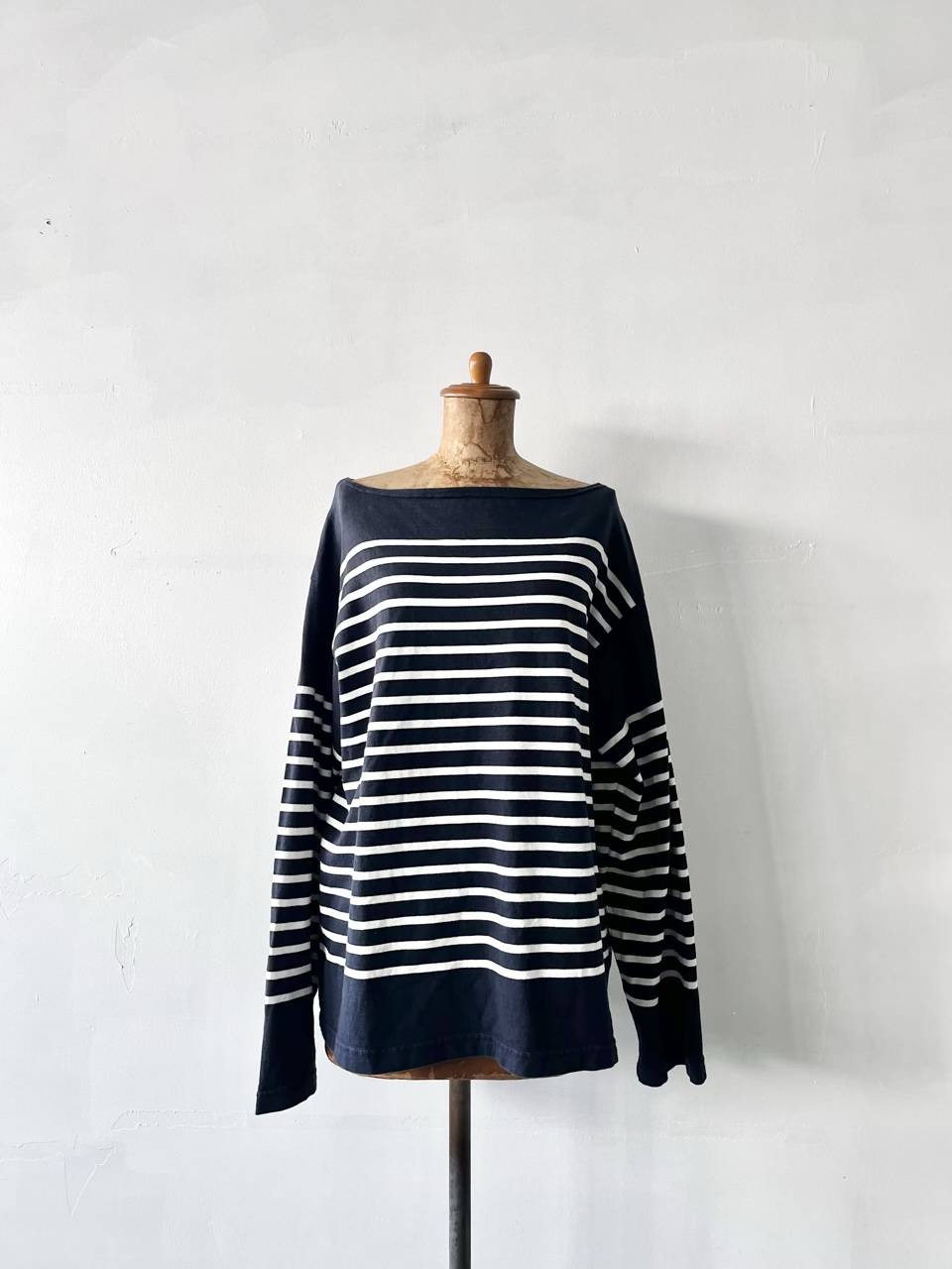 OUTIL　Tricot AAST　ネイビー　ボーダーカットソー　サイズ０