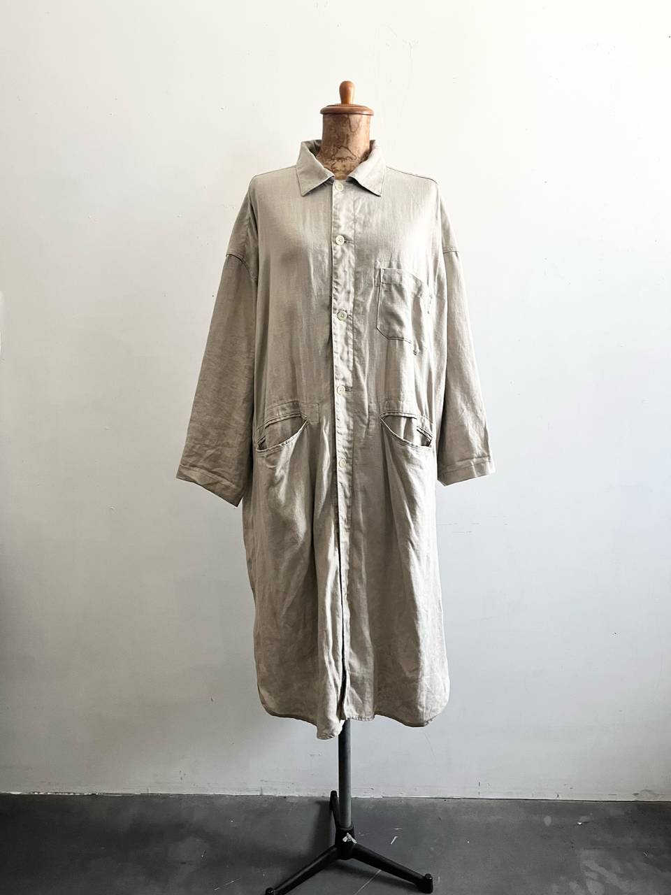 Brocante　リネンシャツコート　サイズ２