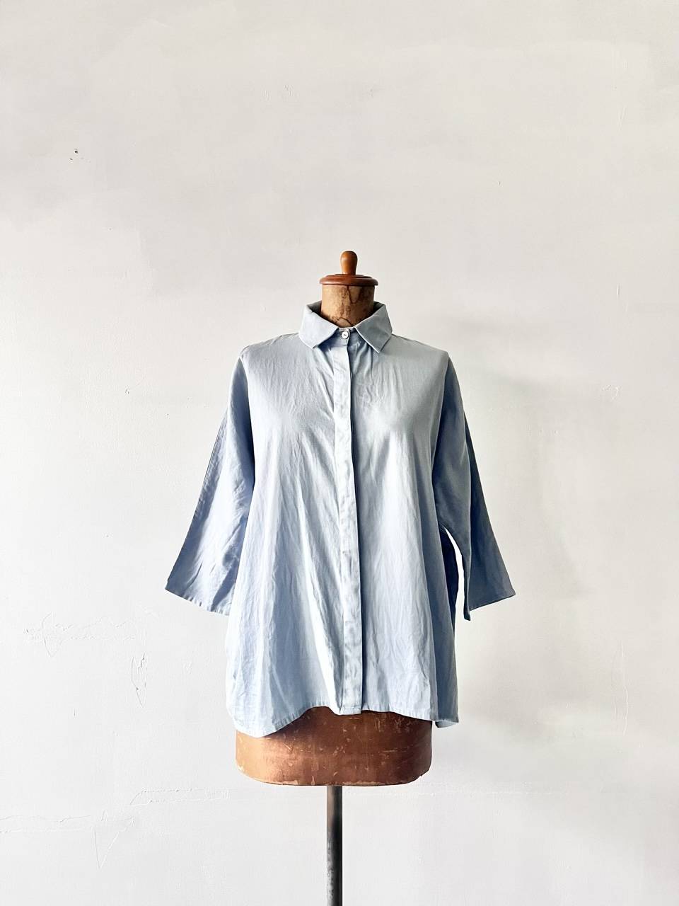 BEAUMONT ORGANIC　Everly Organic Cotton Shirt　コットンシャツ　Sサイズ 