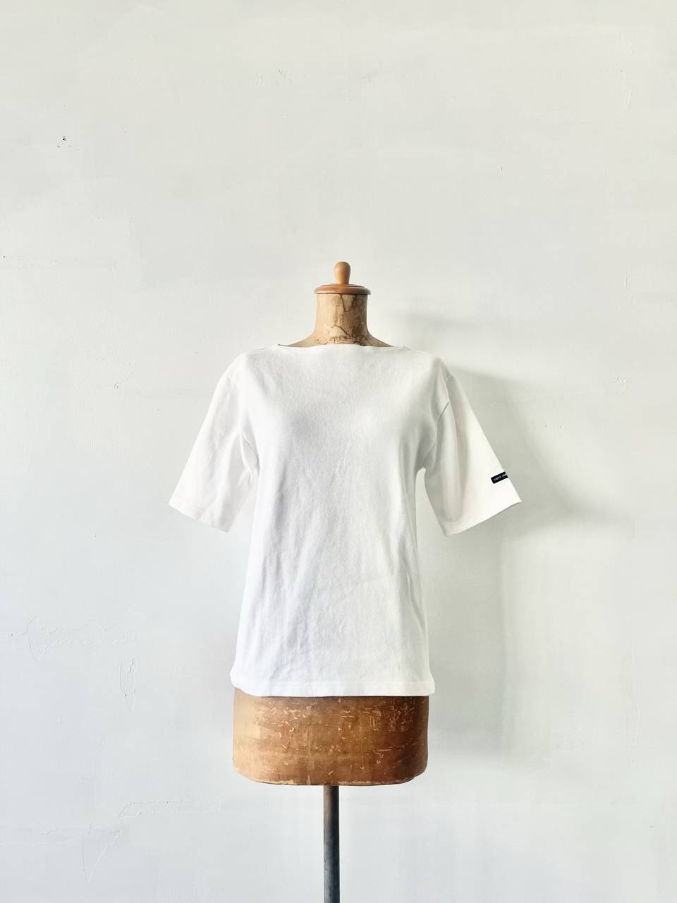 SAINTJAMES　半袖　白　ウェッソン　サイズ38