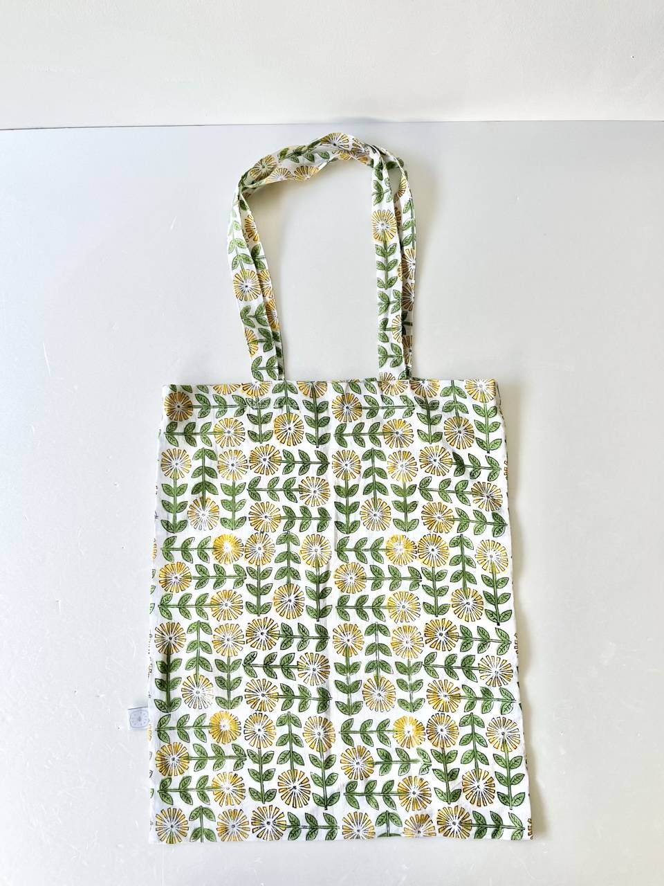 KAPUWA HOME　トートバッグ　ブロックプリント　花柄