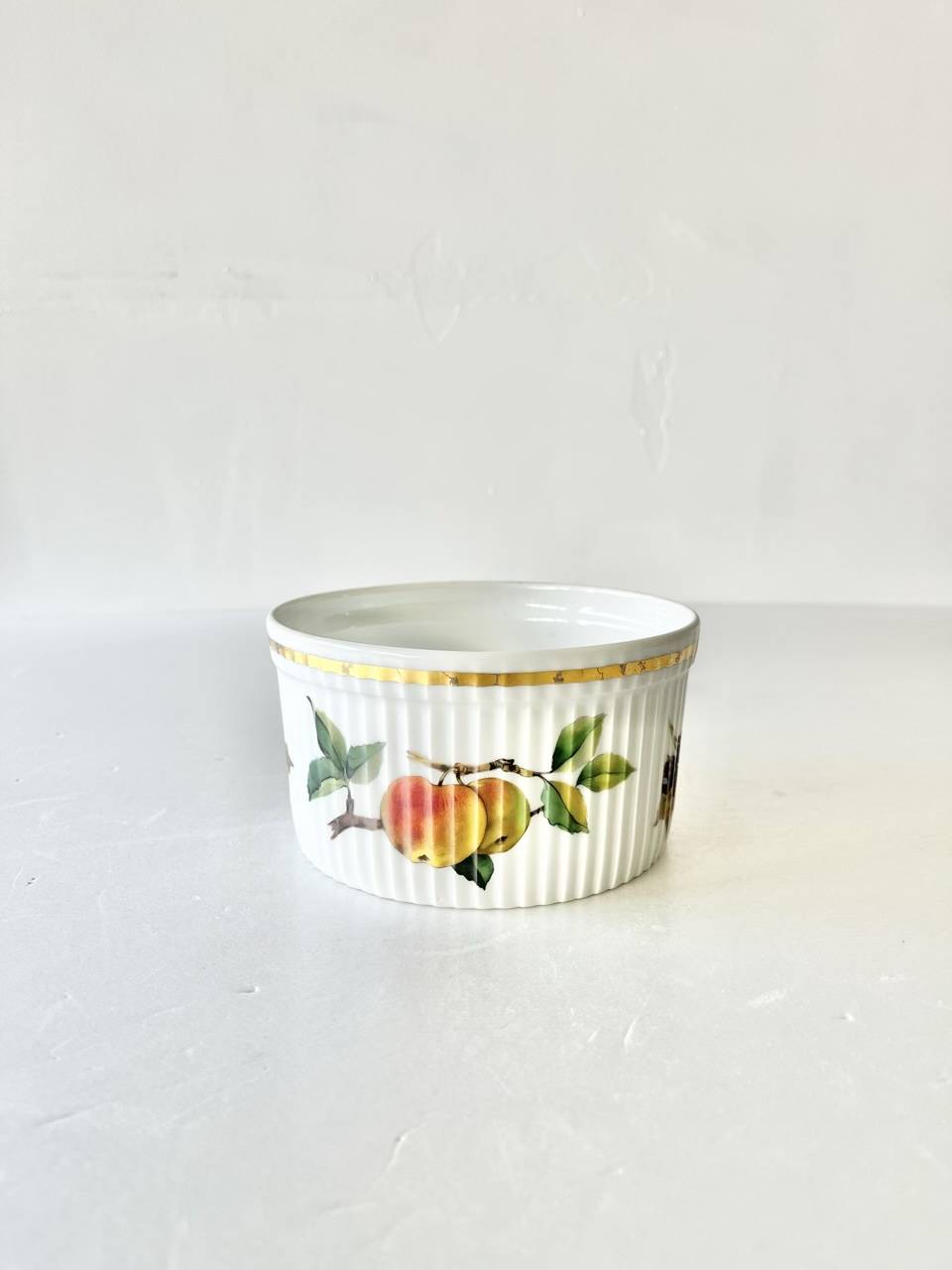 【英ヴィンテージ】Royal Worcester　ココット　14cm