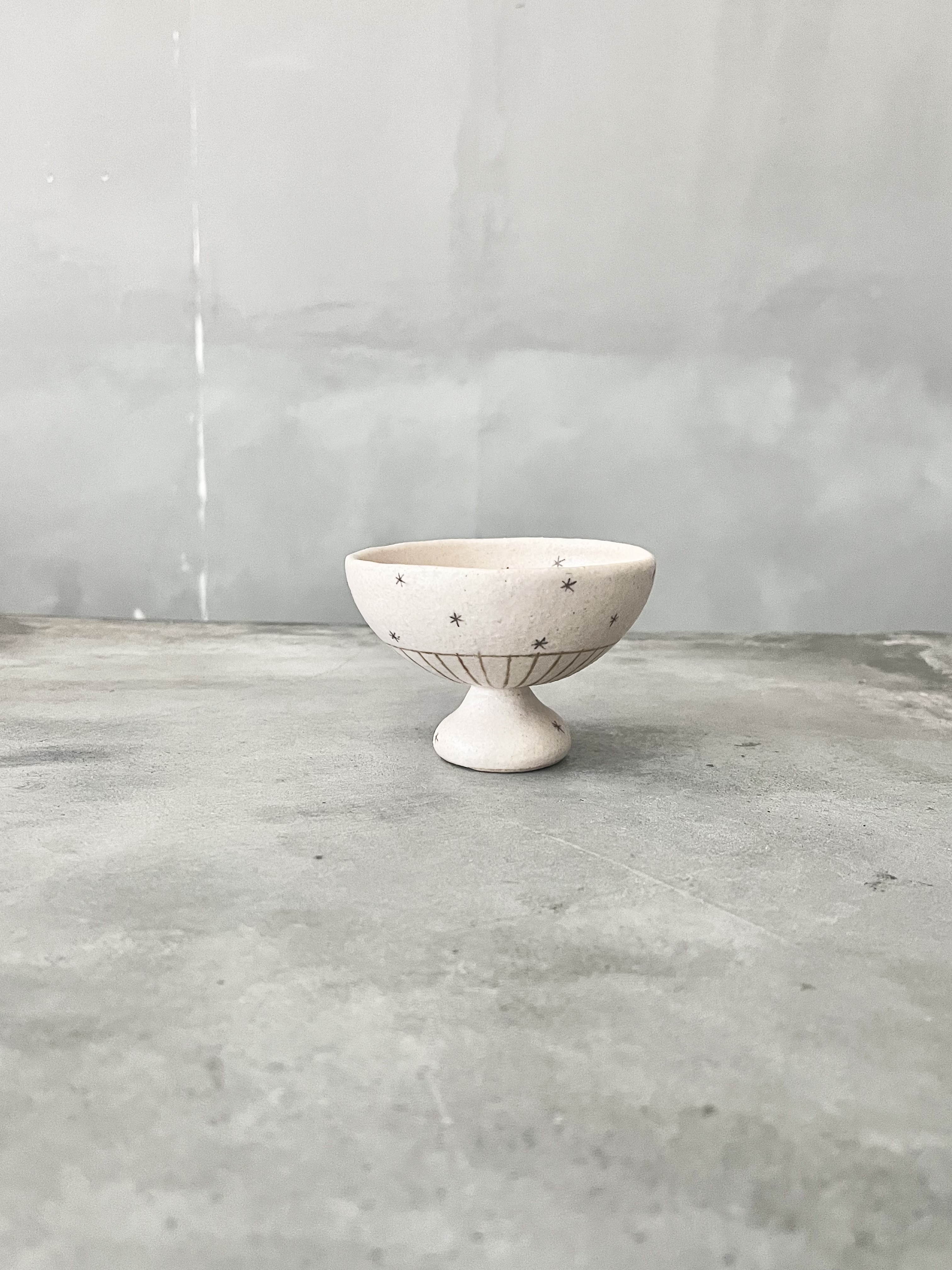 【美品】吉田千穂　穂屋工房　高台小鉢