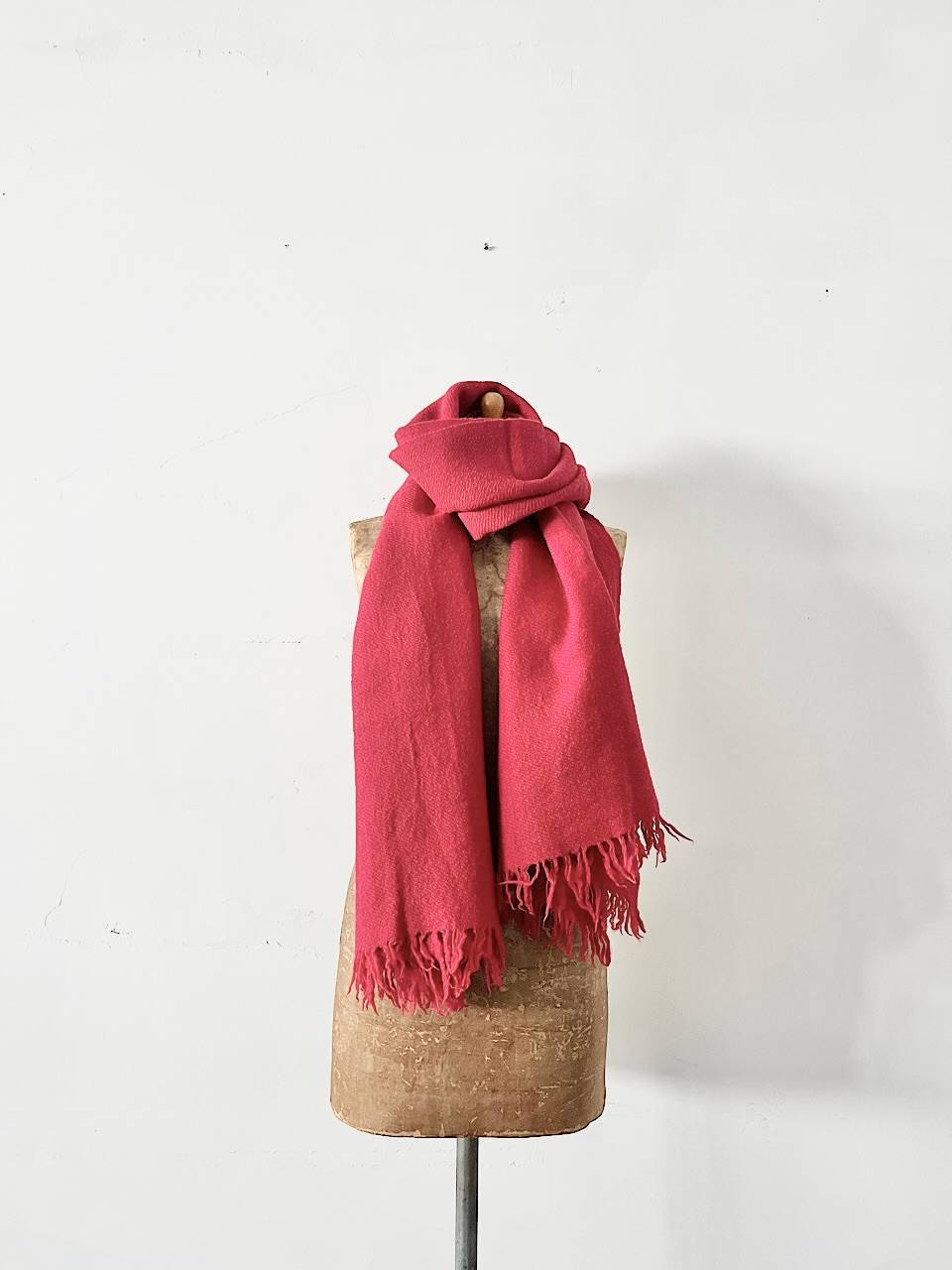 【美品】SOIL　ストール　マフラー　レッド