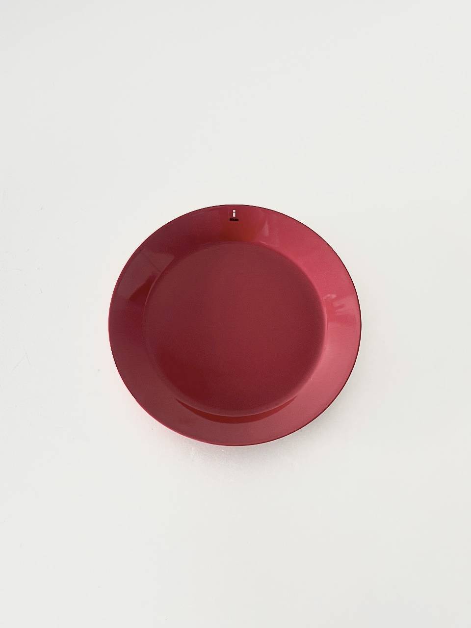 【北欧】美品　iittala 　ティーマ　赤　　21cm　プレート