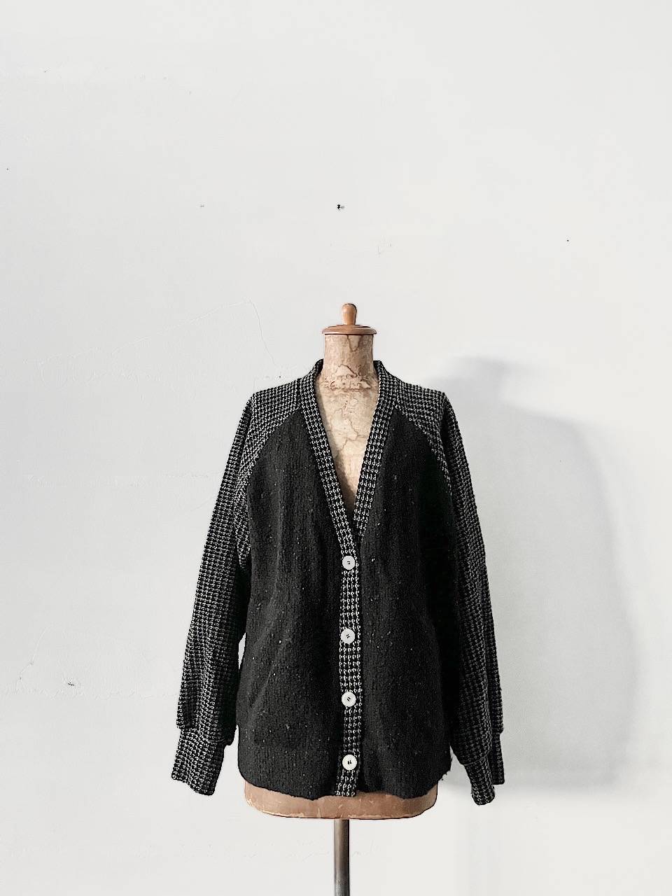 【美品】KELEN 　MIX KNIT DESIGN CARDIGAN 　SKALA　サイズS
