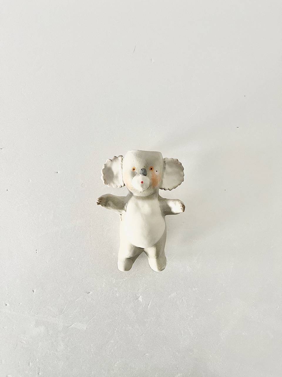 【美品】増田光　コアラ　花瓶　花器　壁掛け